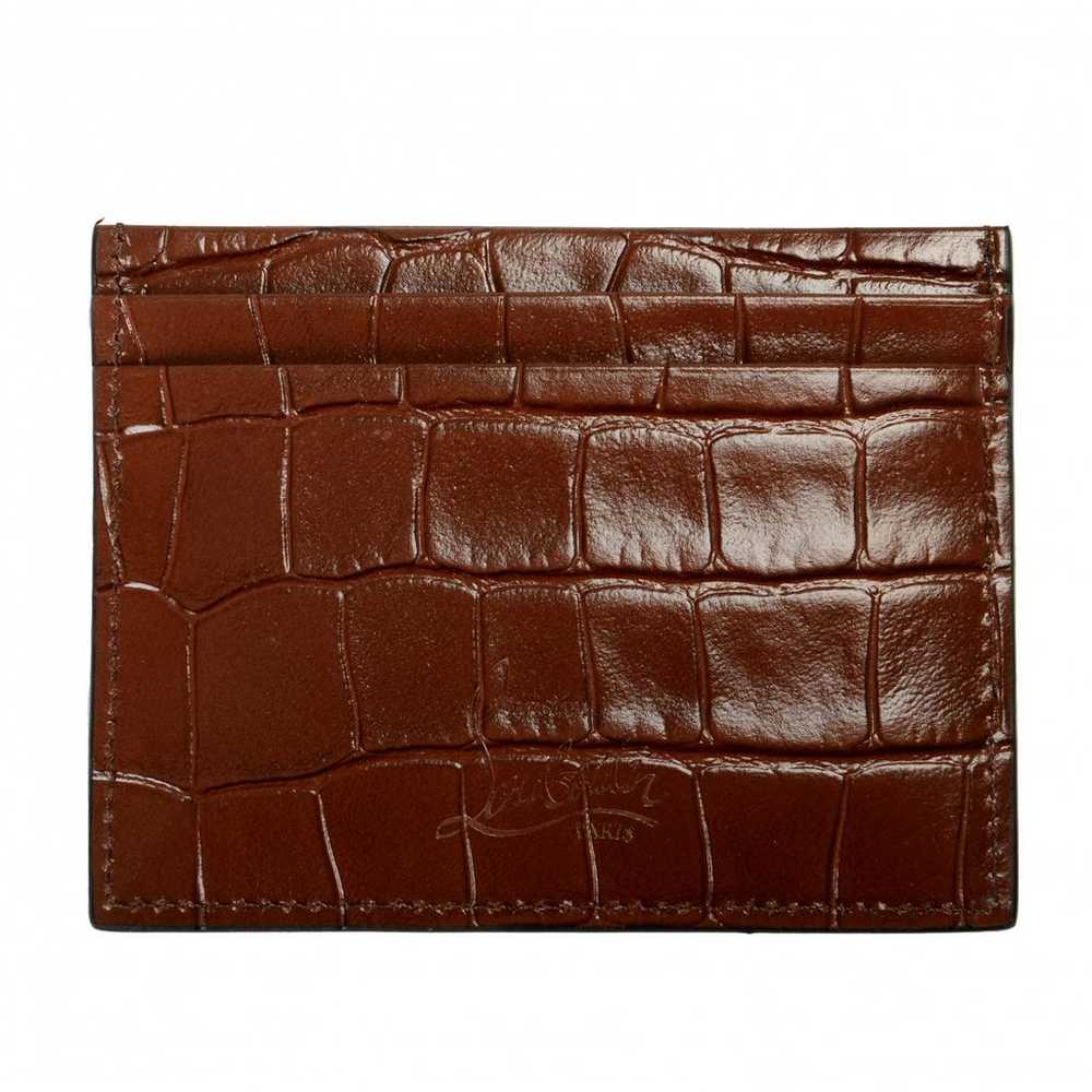 Christian Louboutin Leather card wallet - image 2