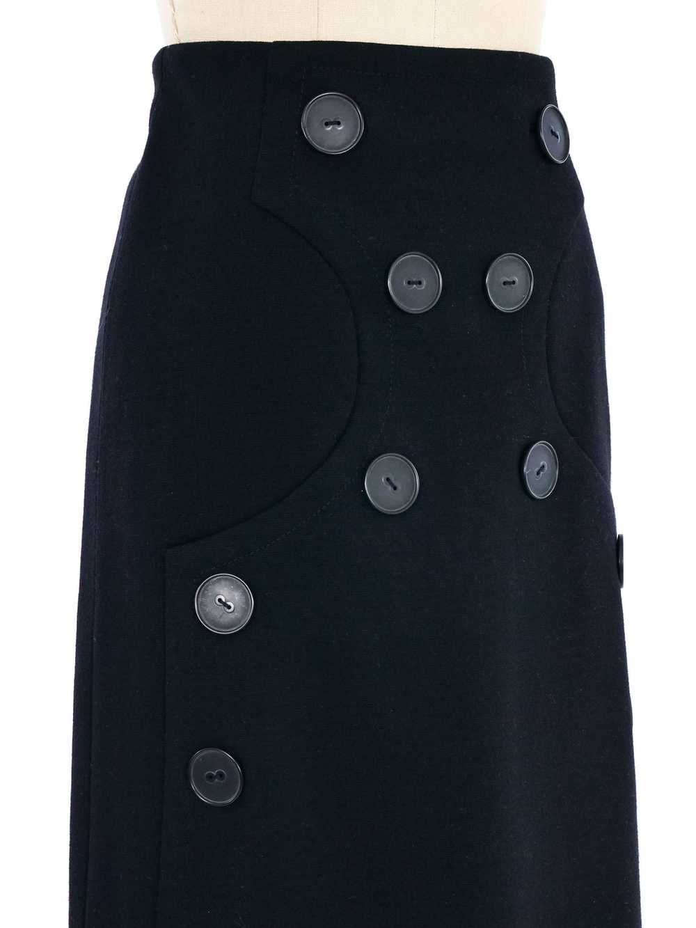 2005 Christian Dior Haute Couture Button Skirt - image 4