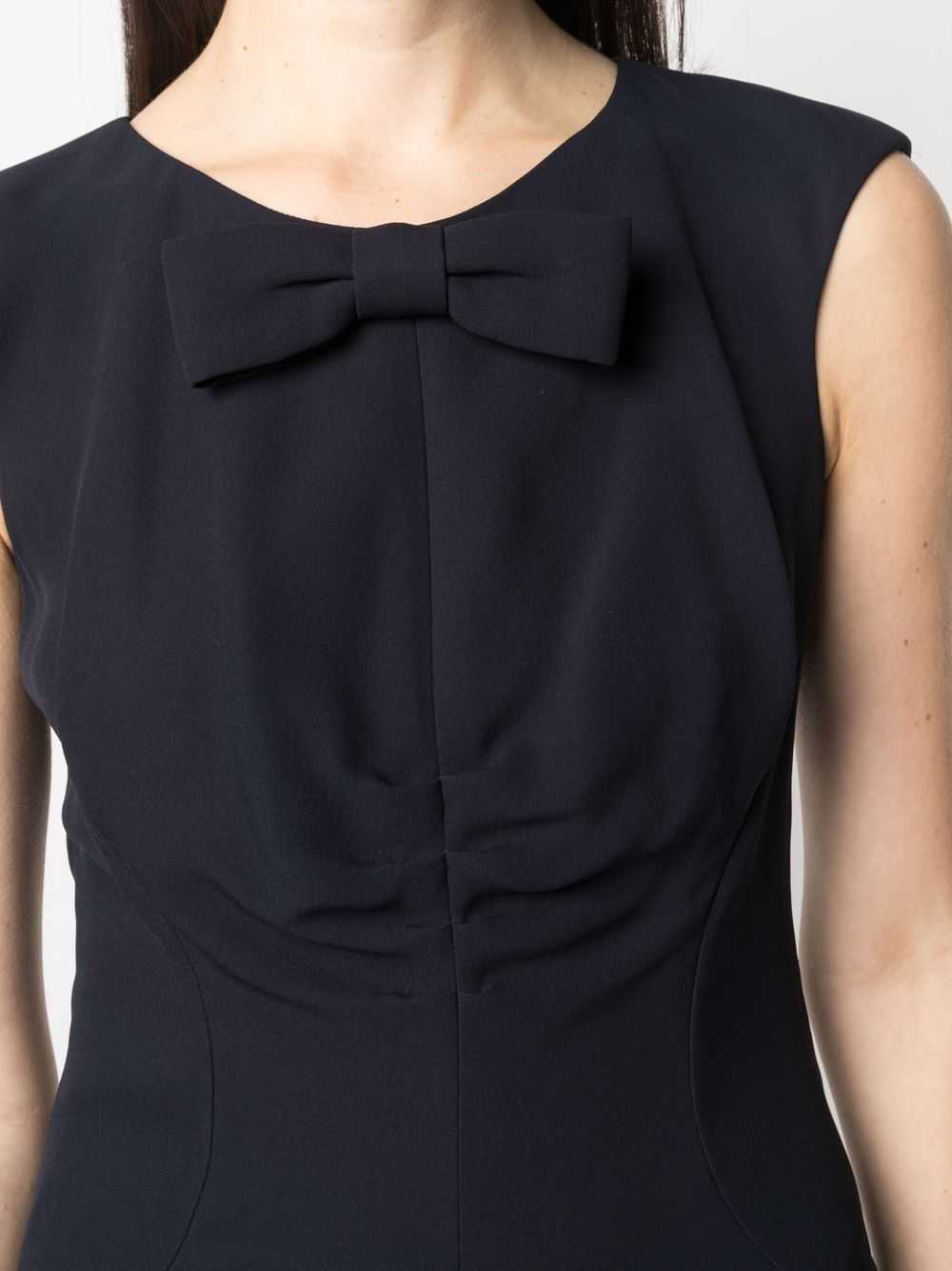 CHANEL Pre-Owned 2008 bow detail sleeveless dress… - image 5