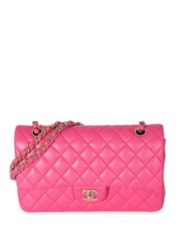 Chanel Pre-owned 2019 Medium Double Flap Shoulder Bag - Pink