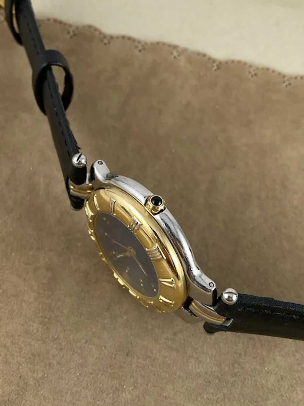 Vintage Fendi Man's Swiss Made Two Tone Gold and … - image 6