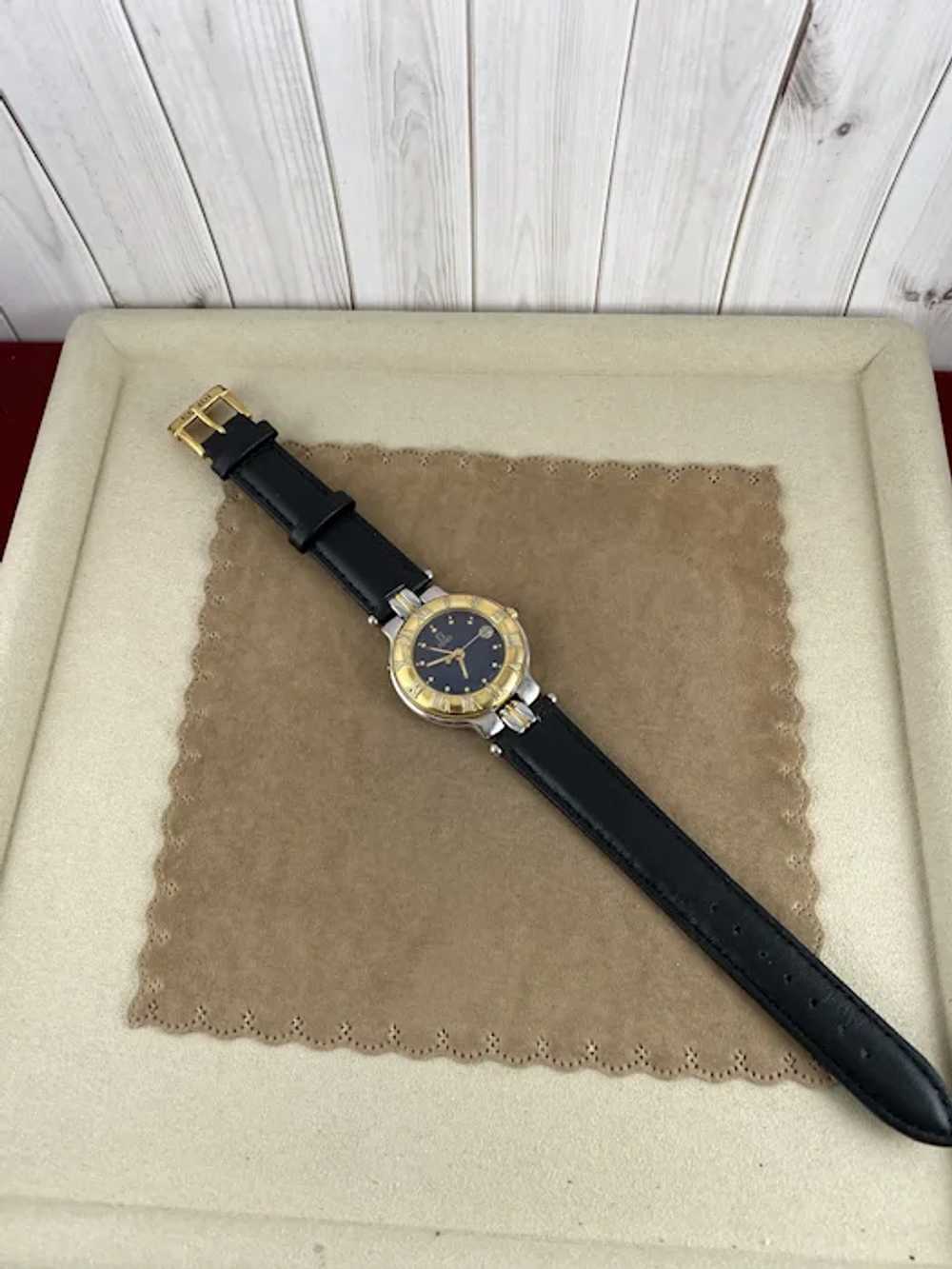 Vintage Fendi Man's Swiss Made Two Tone Gold and … - image 6