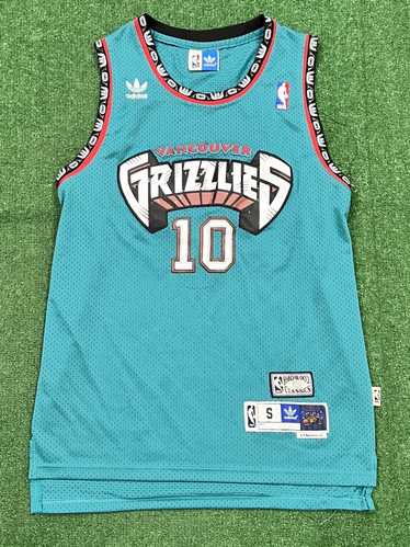 New VINTAGE Vancouver Grizzlies Jersey XL Mike Bibby #10