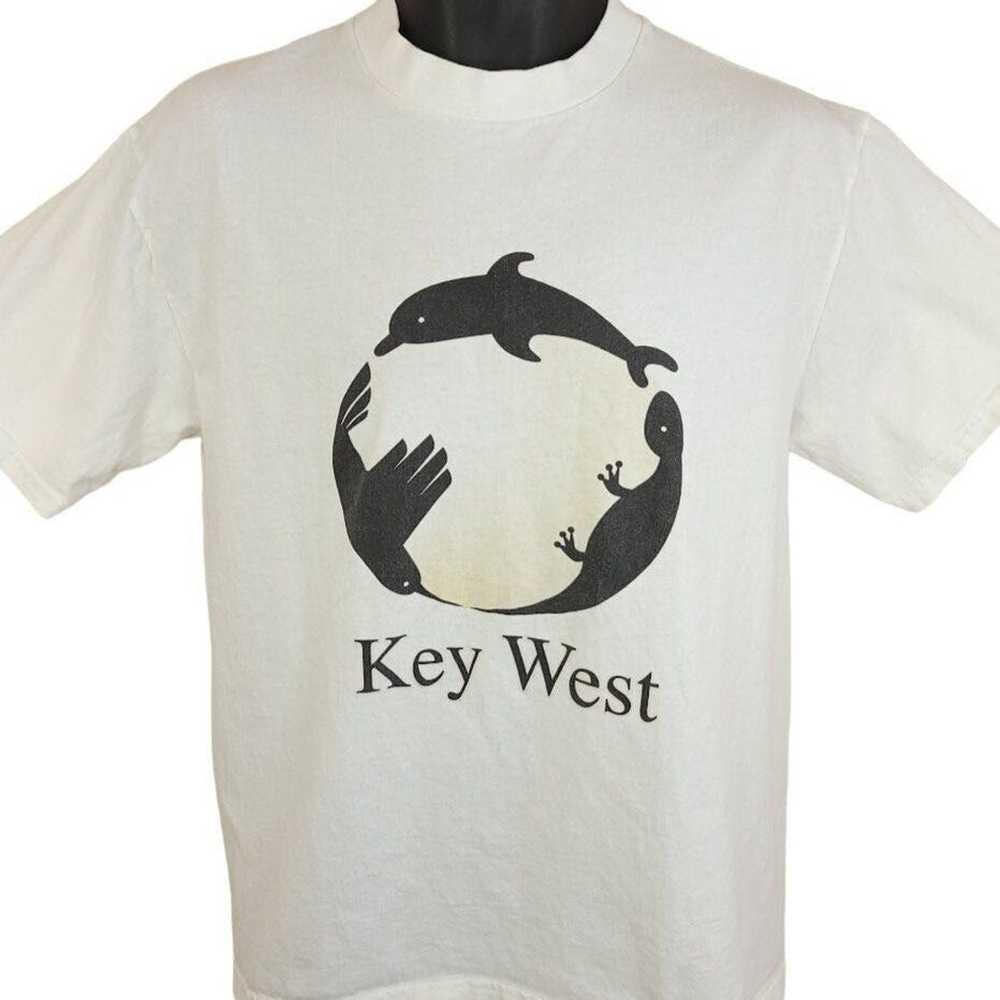 Vintage Key West Florida T Shirt Vintage Y2K Dolp… - image 1