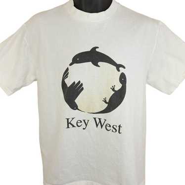 Vintage Key West Florida T Shirt Vintage Y2K Dolp… - image 1