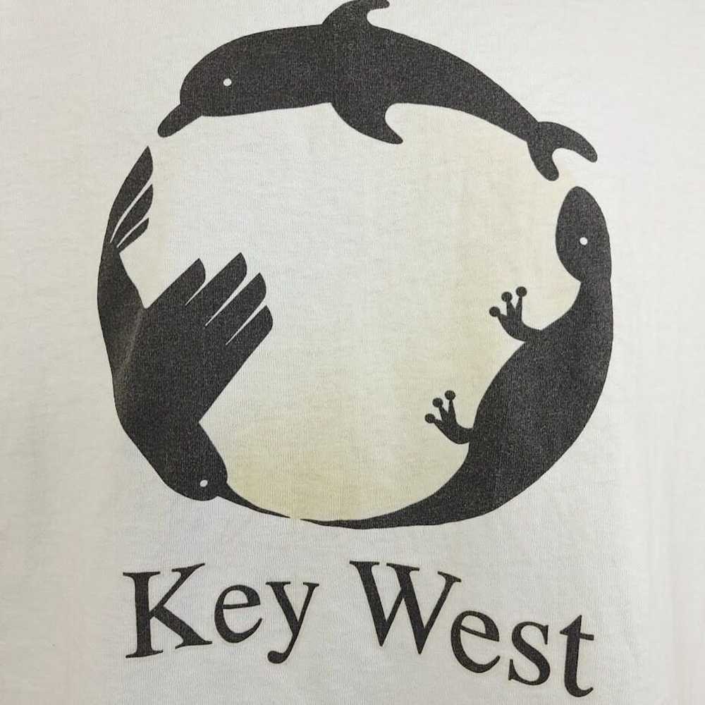 Vintage Key West Florida T Shirt Vintage Y2K Dolp… - image 2