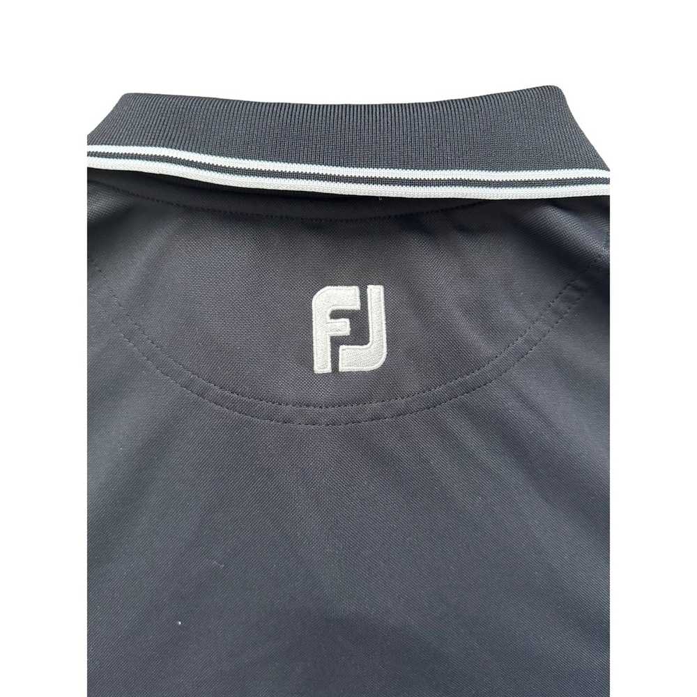 Footjoy Footjoy Men's Golf Polo Shirt Black & Whi… - image 6