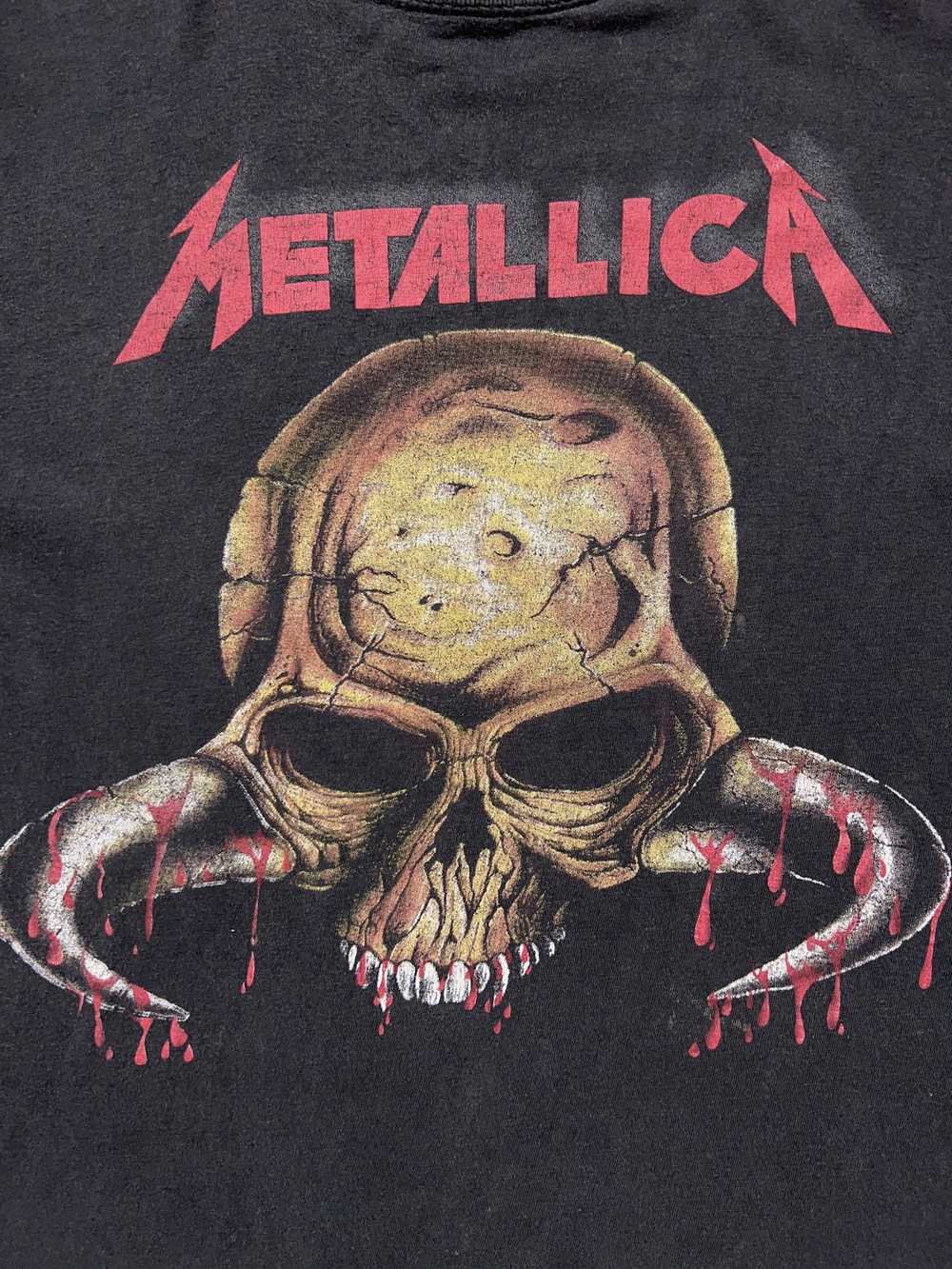 Metallica × Vintage Metallica Skeleton Rock Band … - image 3