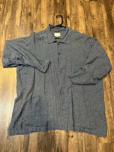 WYTHE Indigo Hunting Shirt Jacket - Microcheck