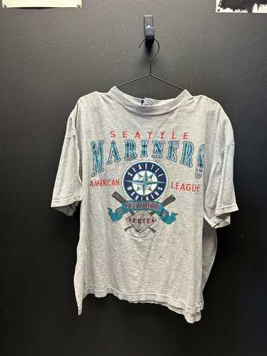 JAY BUHNER Seattle Mariners Cooperstown Hair-itage MLB Shirt (2XL) Blue