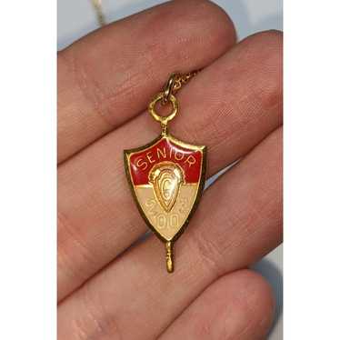 Vintage jostens class necklace - Gem