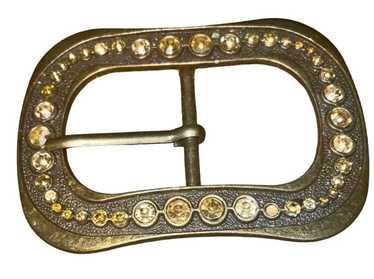 Vintage Vintage Rounded Rectangle Belt Buckle - image 1