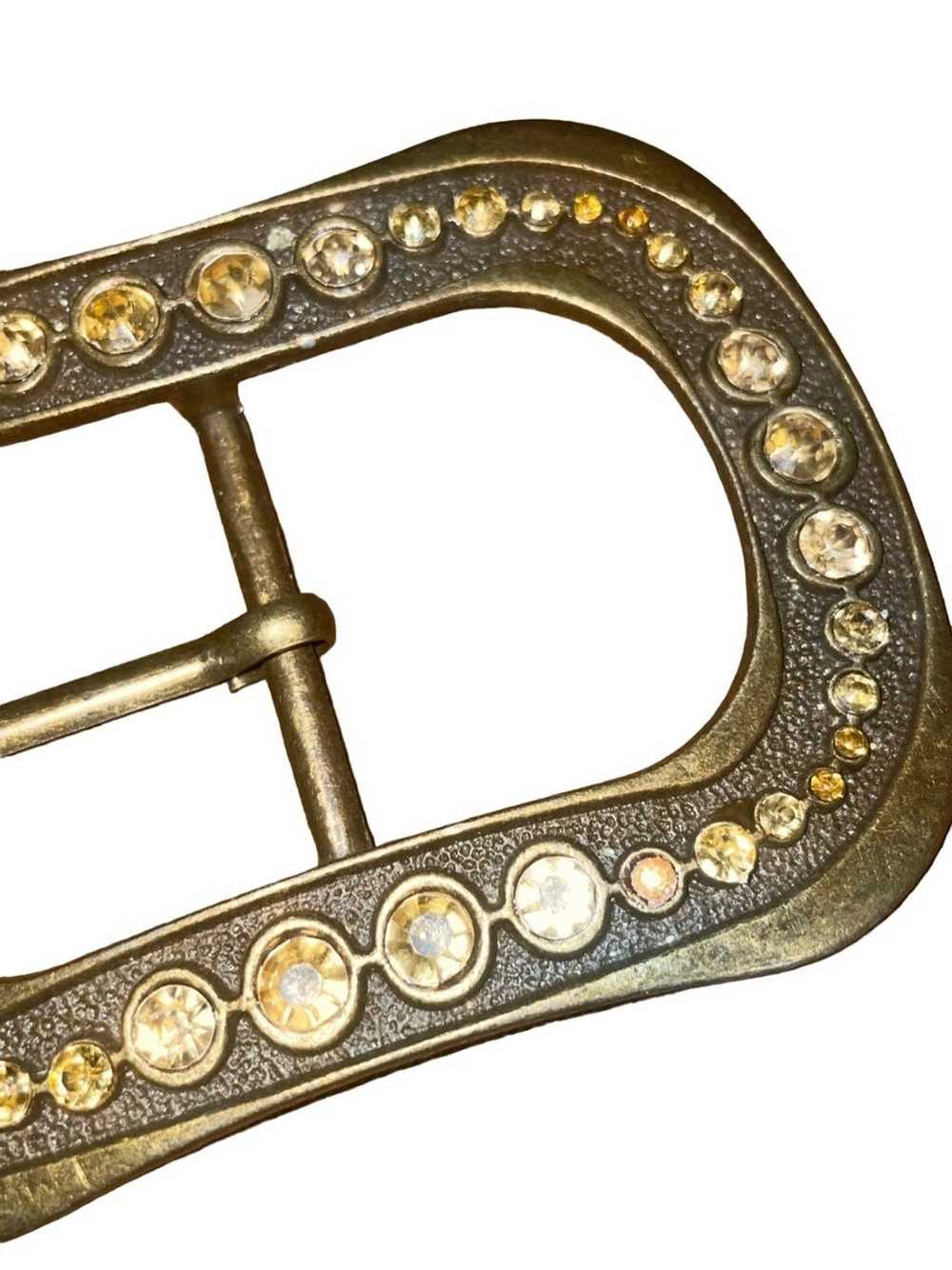 Vintage Vintage Rounded Rectangle Belt Buckle - image 3