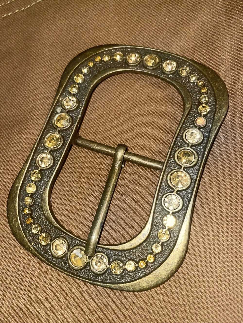 Vintage Vintage Rounded Rectangle Belt Buckle - image 4