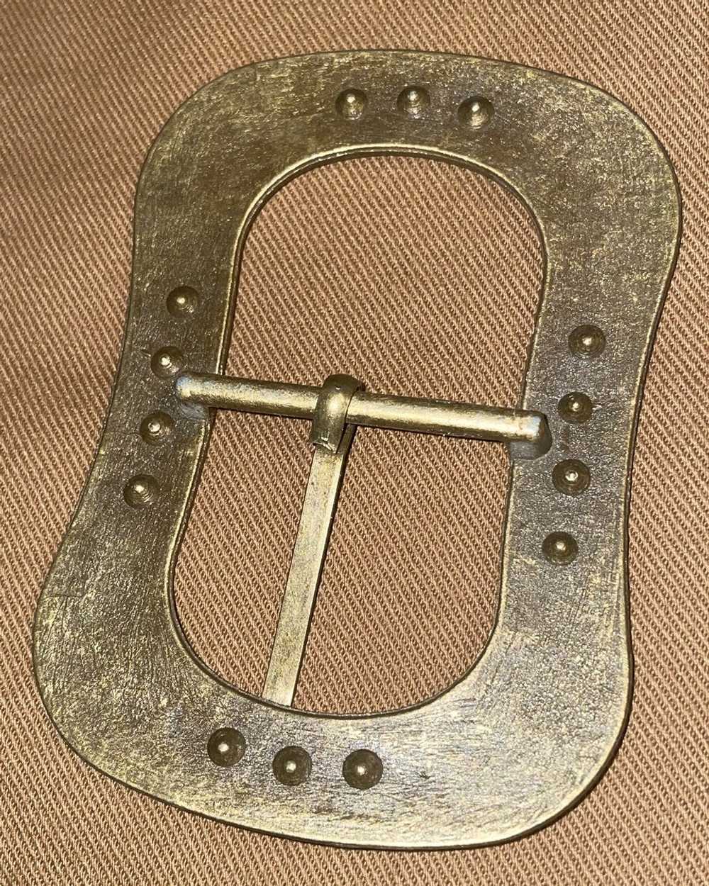 Vintage Vintage Rounded Rectangle Belt Buckle - image 6