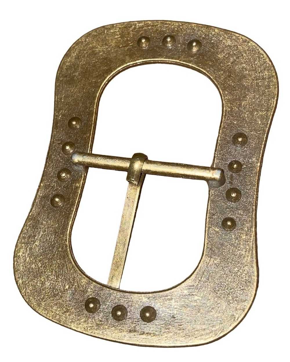 Vintage Vintage Rounded Rectangle Belt Buckle - image 7