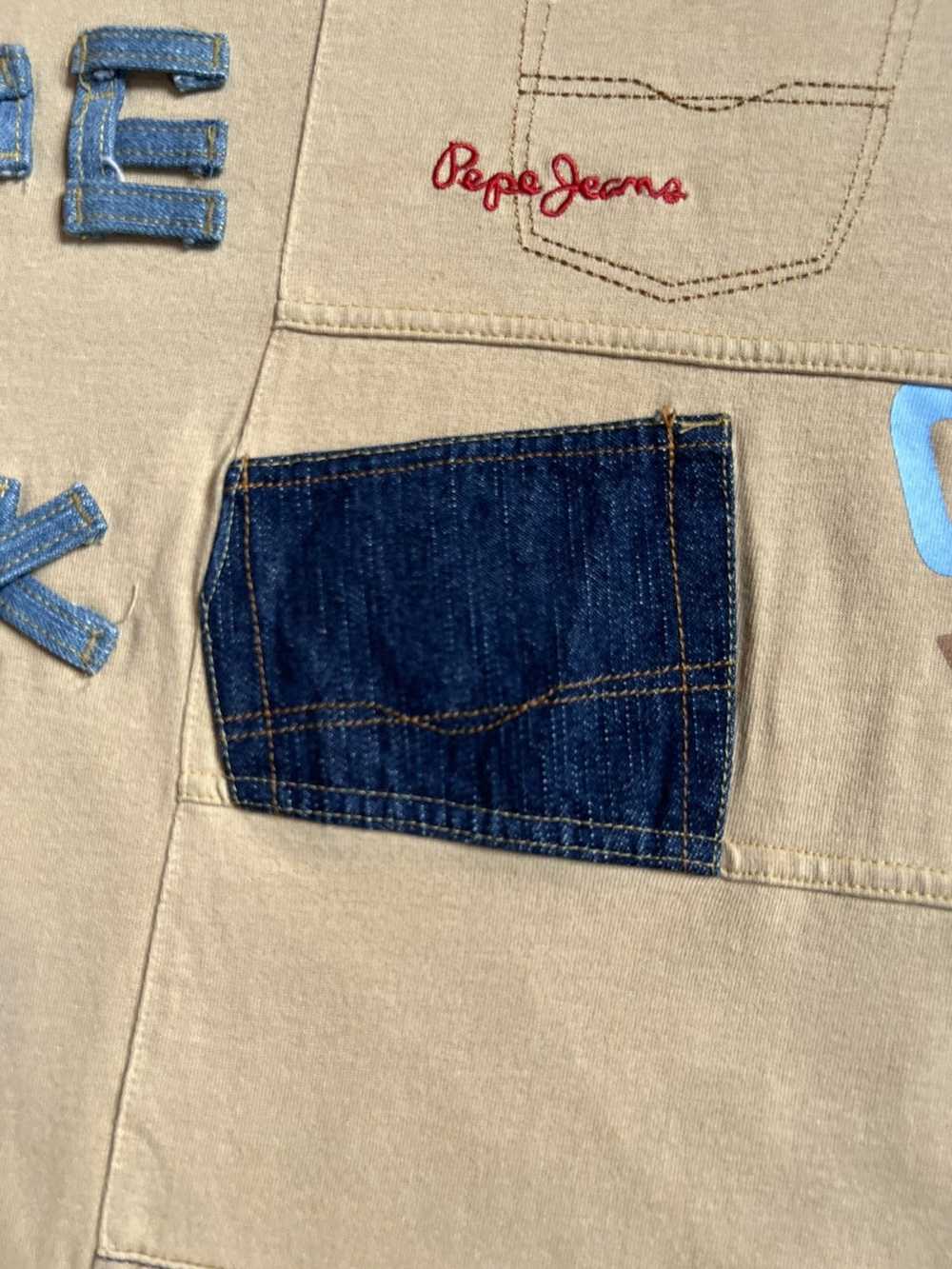 Pepe Jeans × Vintage Pepe Jeans Denim Patchwork S… - image 7