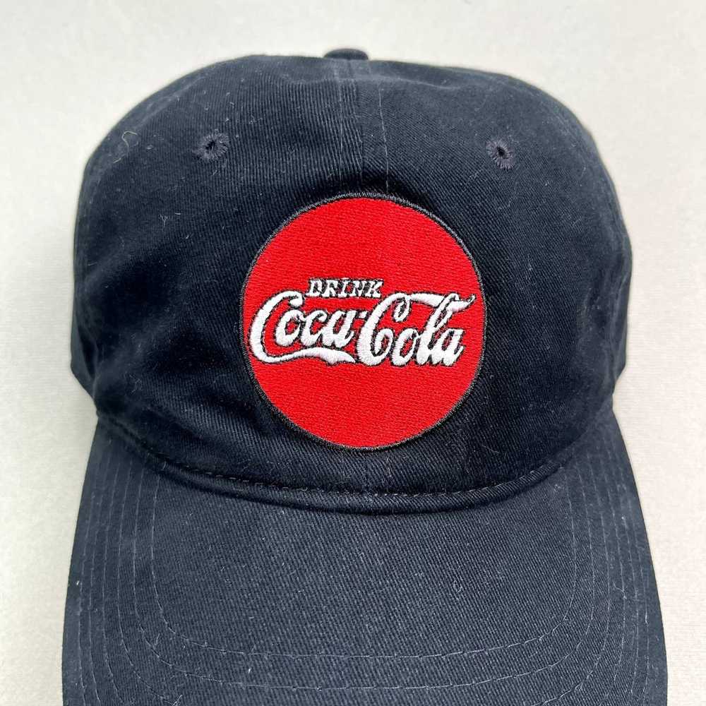 Coca Cola Coca Cola Hat Cap Strapback Black Coke … - image 3