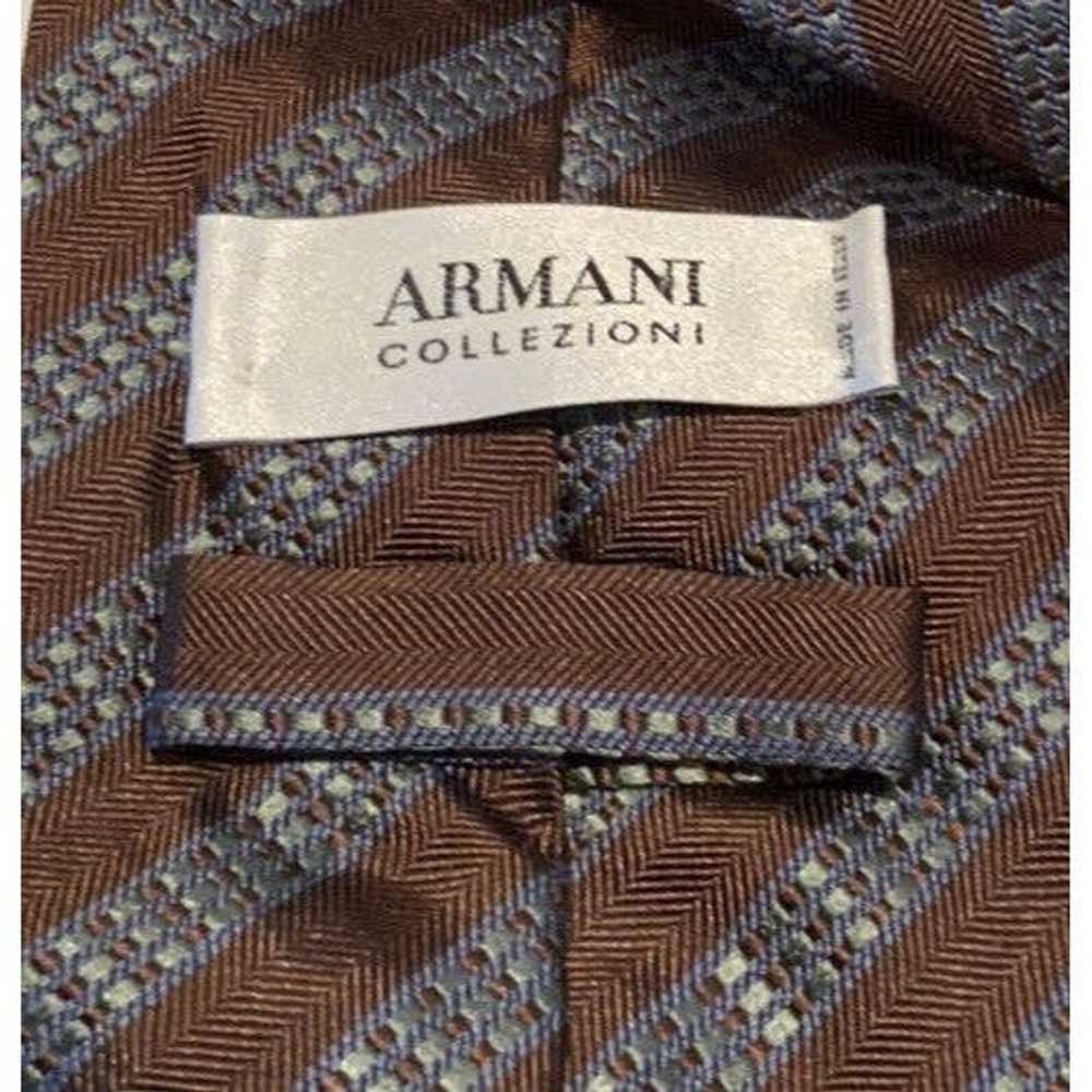 Armani Collezioni ARMANI COLLEZIONI Brown Striped… - image 2