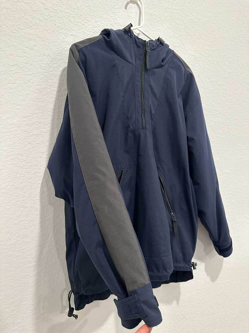 Gap × Vintage gap half 1/2 zip jacket fleece lined - image 2