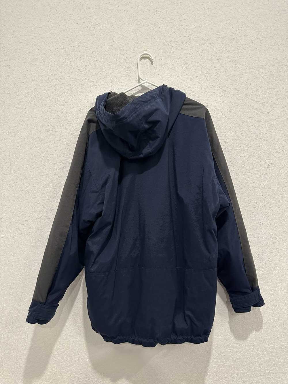 Gap × Vintage gap half 1/2 zip jacket fleece lined - image 3