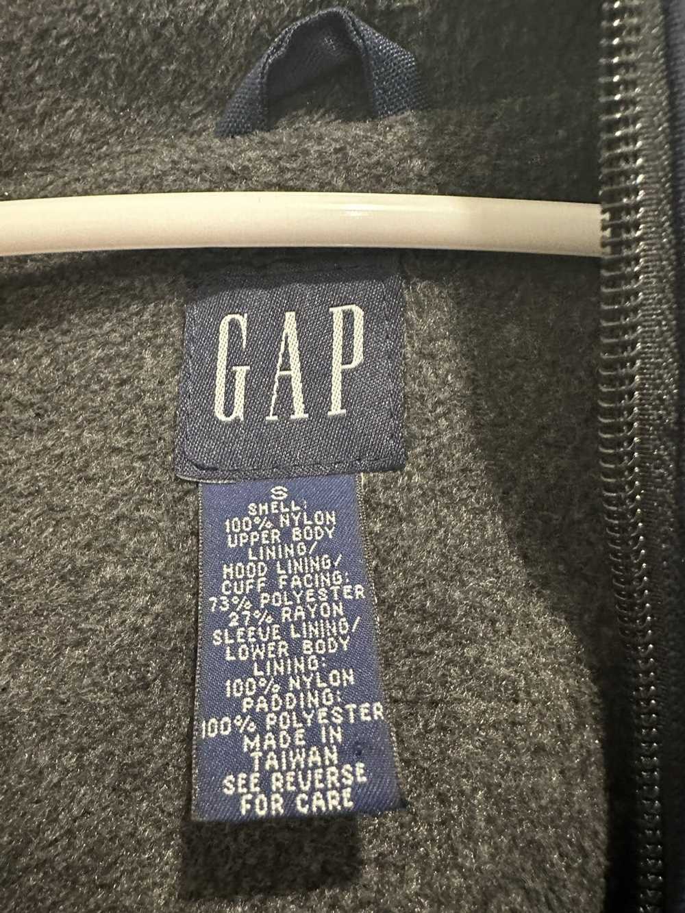 Gap × Vintage gap half 1/2 zip jacket fleece lined - image 4