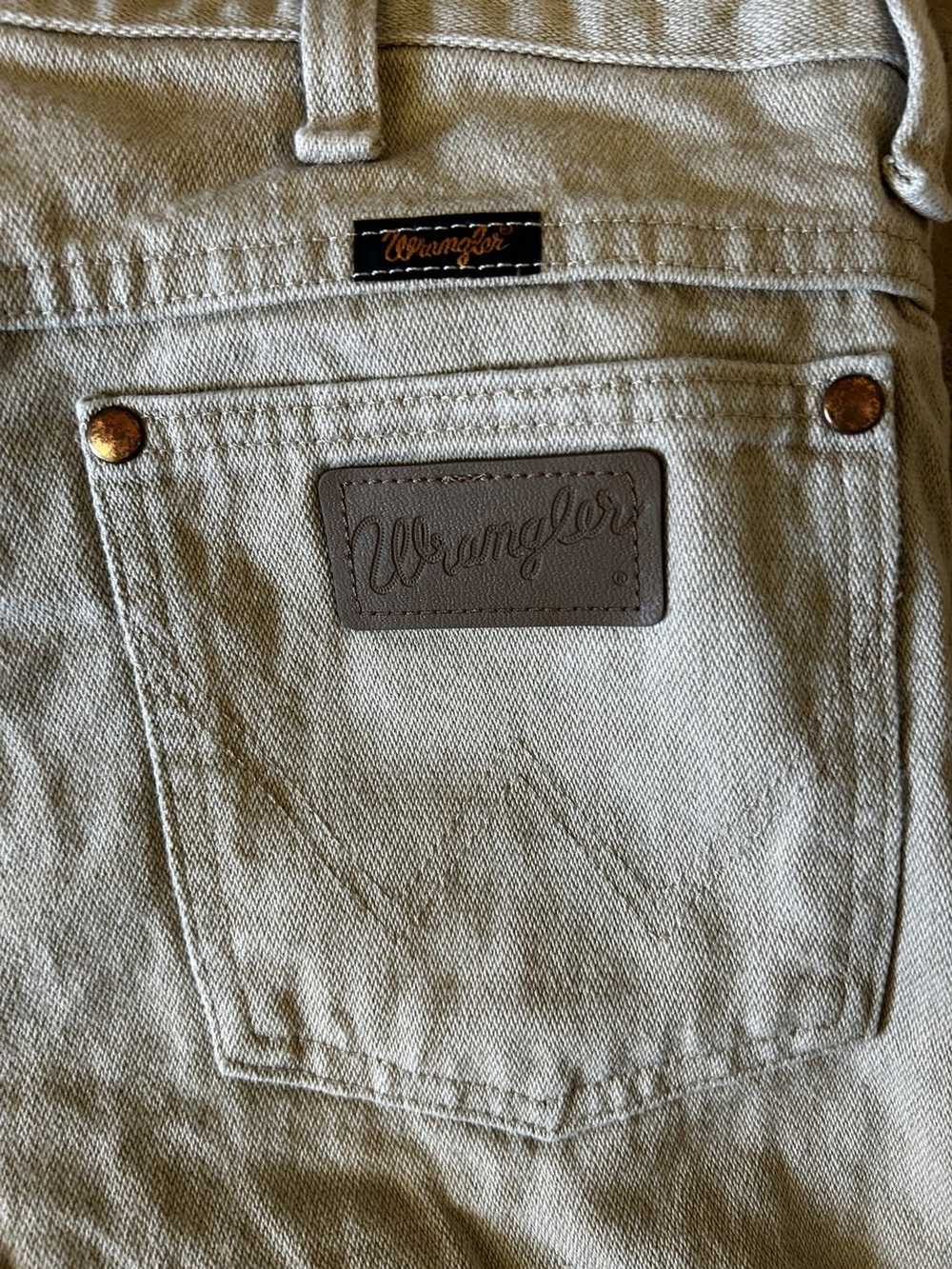 Streetwear × Vintage × Wrangler Wrangler 936 Tan … - image 3