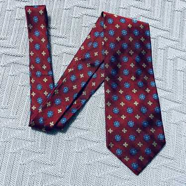 Faconnable Faconnable red silk tie