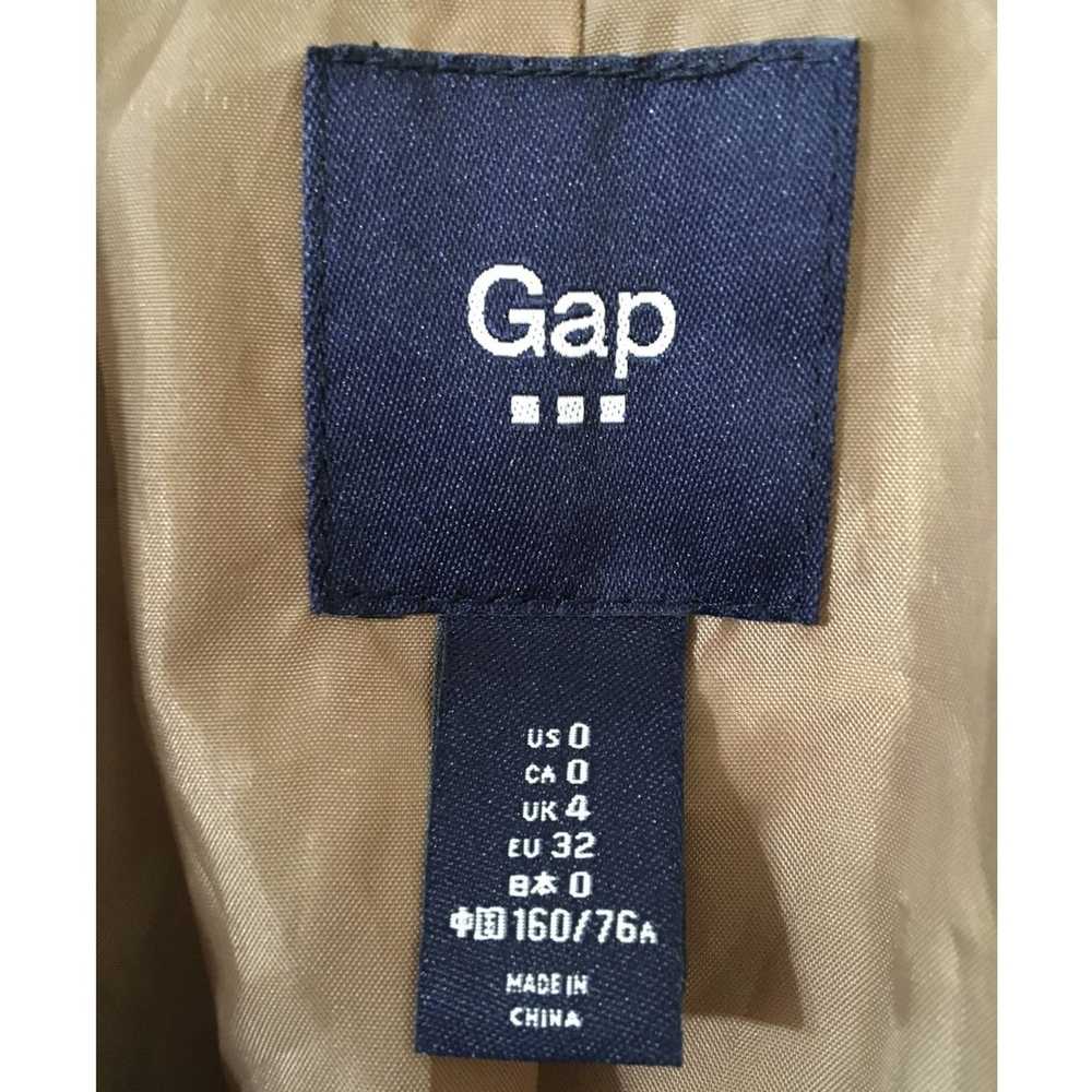 Gap Gap Size 00 Suede Jacket Suedette Moto Tanner… - image 2