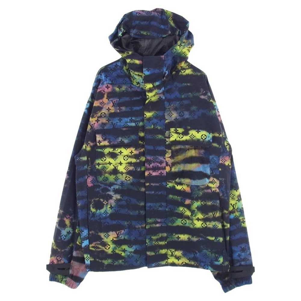 Louis Vuitton Tie&Dye Hoodie With LV Signature Heather/Grey/Blue