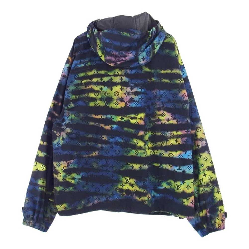 Louis Vuitton Women's Hooded Zip Jacket Monogram Tie Dye Polyester Blend  Blue 21199135