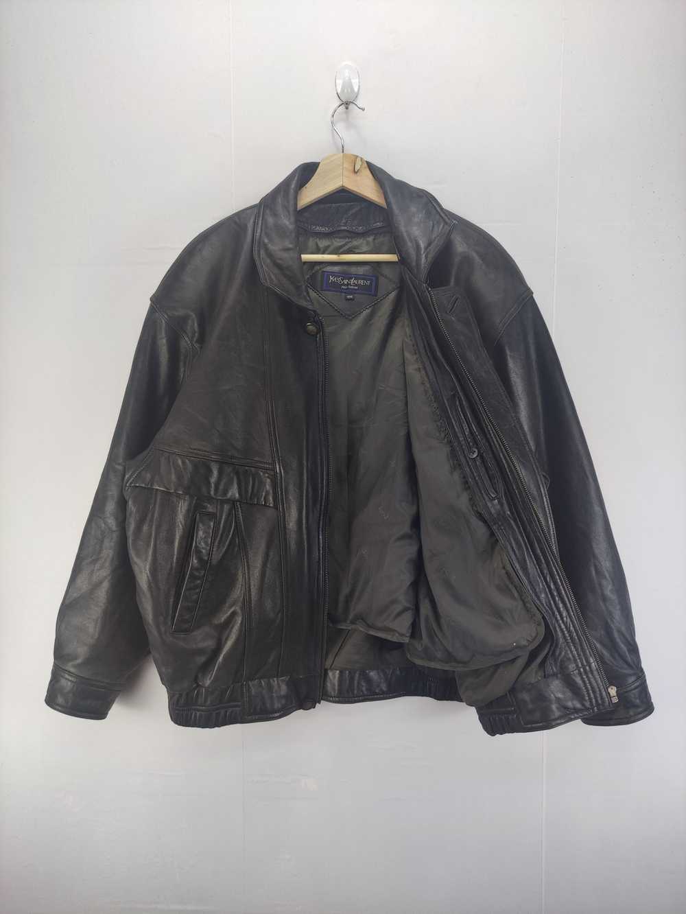 Leather Jacket × Ysl Pour Homme × Yves Saint Laur… - image 8