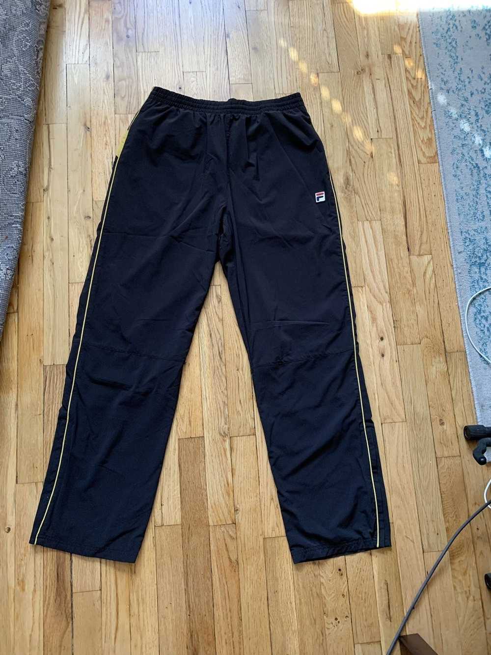 Fila Vintage Fila Trackpants Yellow Black - image 3