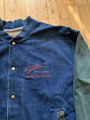 Vintage Denim Jacket Sundowner Horse Trailers