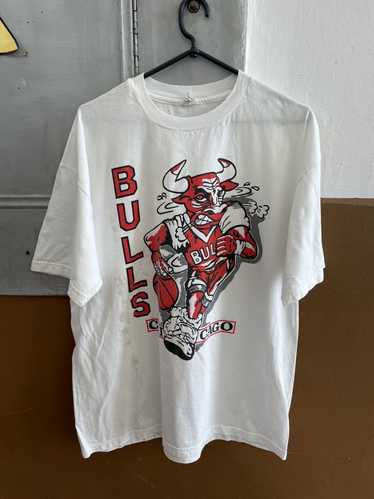 Vintage Rare Chicago Bulls Championship All Over Print t-Shirt. Sz Medium  Nutmeg