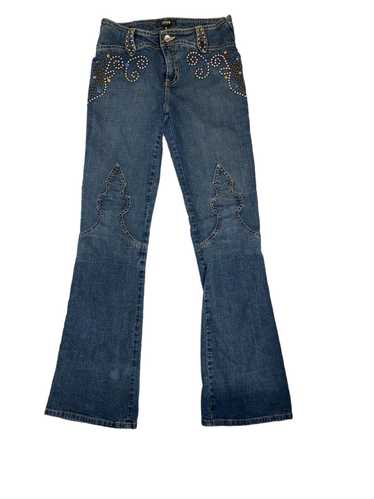 Jnco rare JNCO flare low-rise studded pants