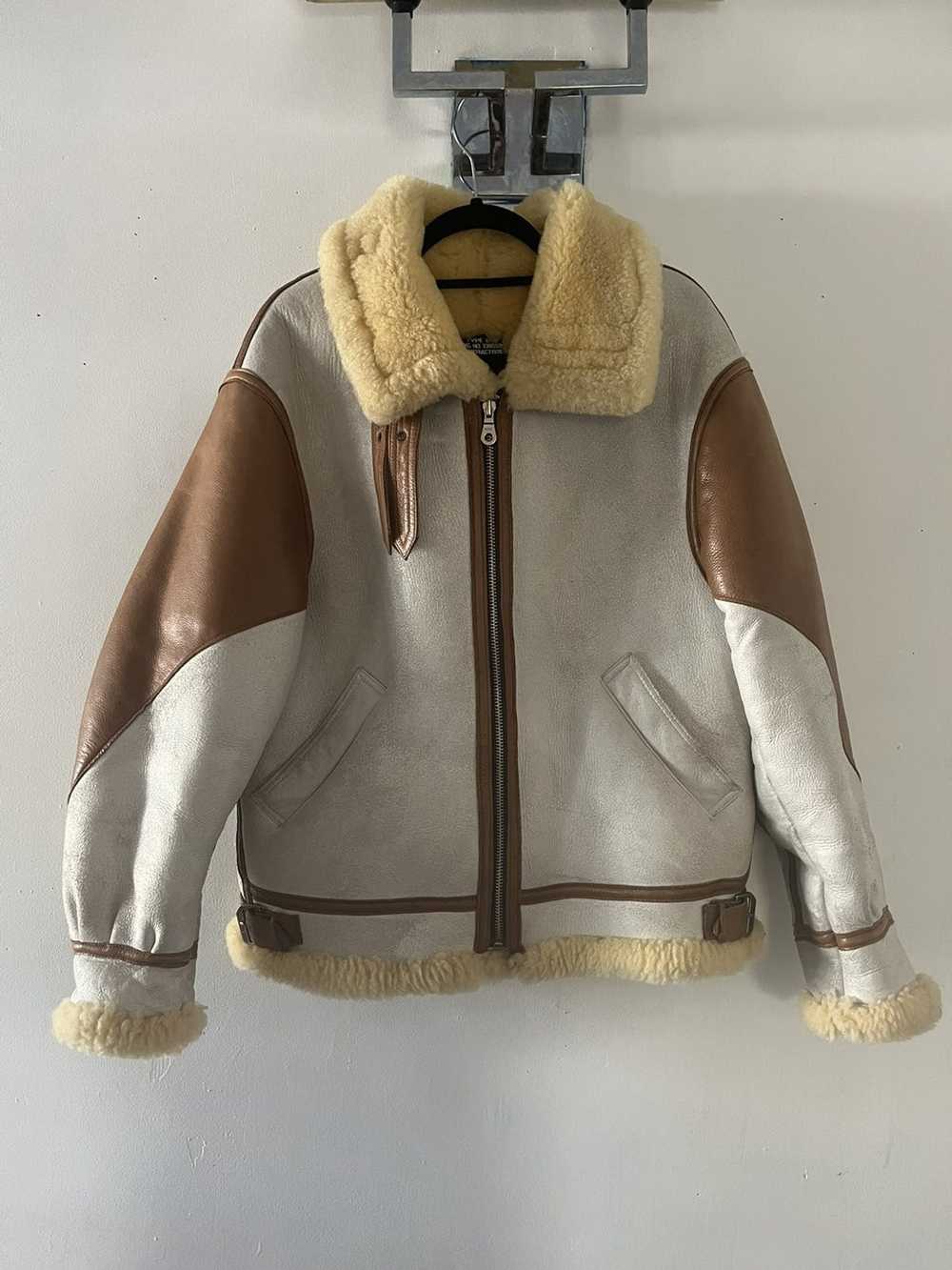 Avirex Avirex B3 Sheepskin Bomber Jacket - Gem