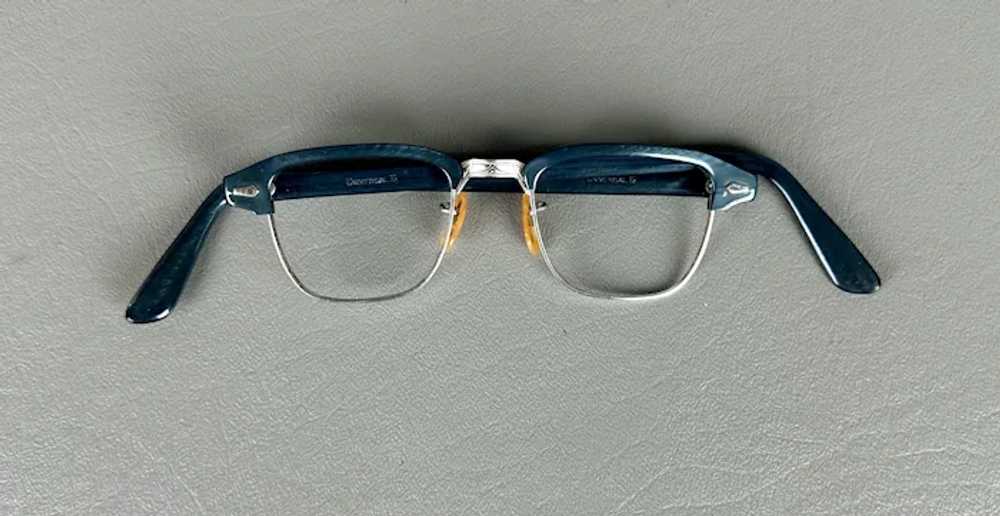 1950s Deadstock Gray Browline Eyeglass Frames, G-… - image 11