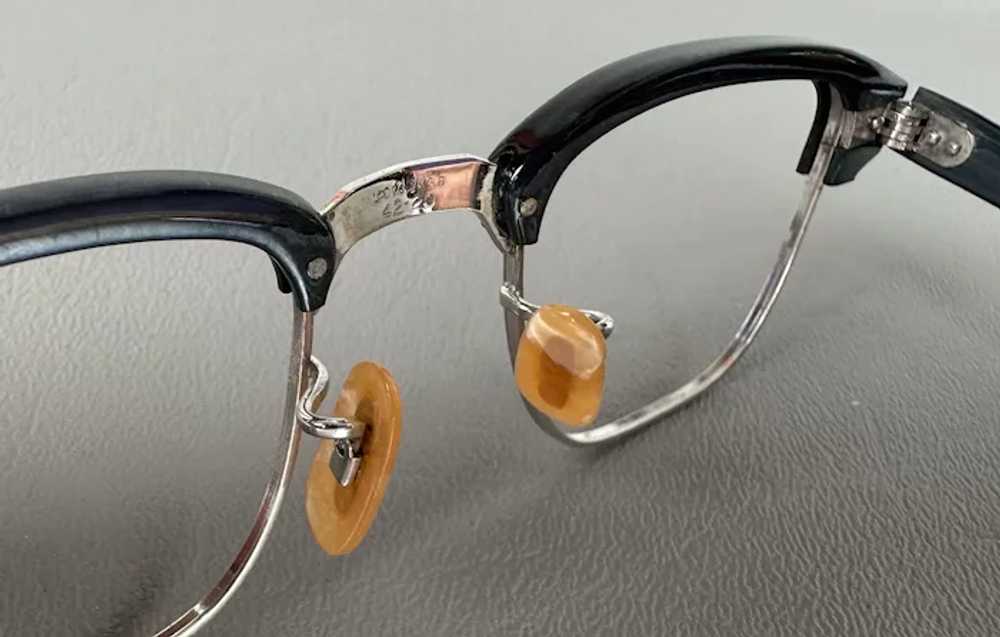 1950s Deadstock Gray Browline Eyeglass Frames, G-… - image 5