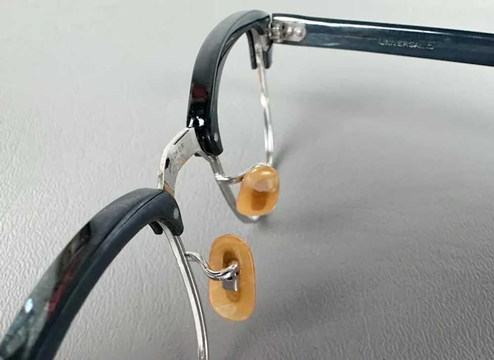 1950s Deadstock Gray Browline Eyeglass Frames, G-… - image 6