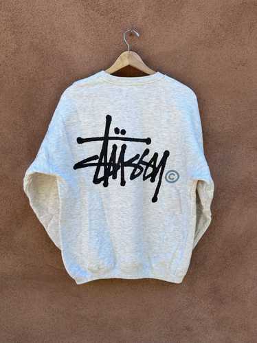 90's Stussy Gray Sweatshirt - Original