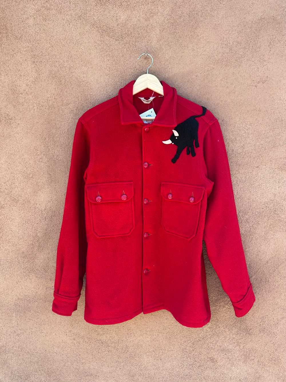 Philmont Bull 1960's Boy Scout Wool Jacket - Made… - image 1