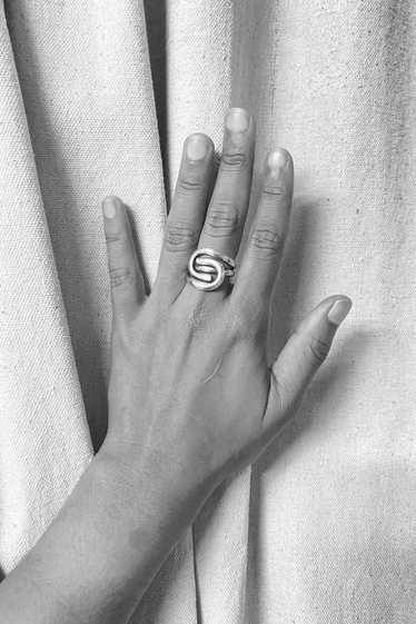 Swirl Ring - Sterling Silver - image 1