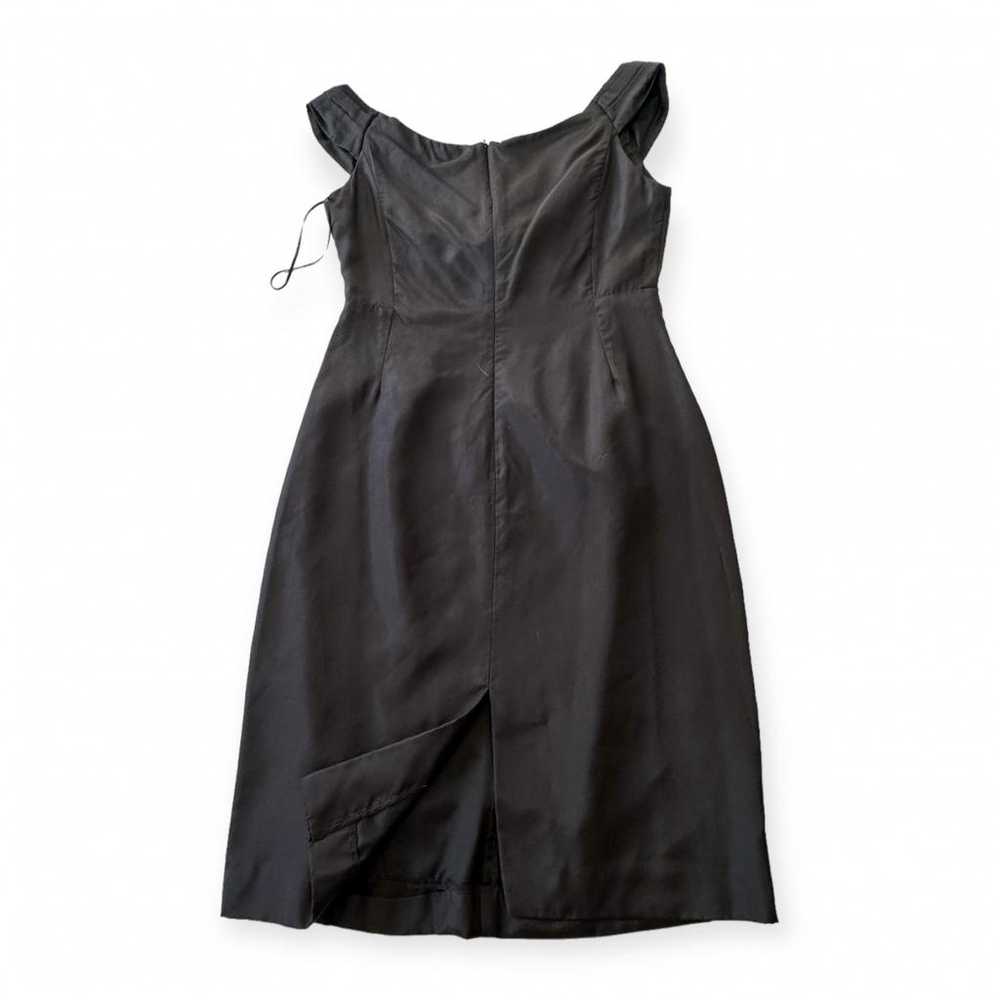 Black Halo Silk mini dress - image 11