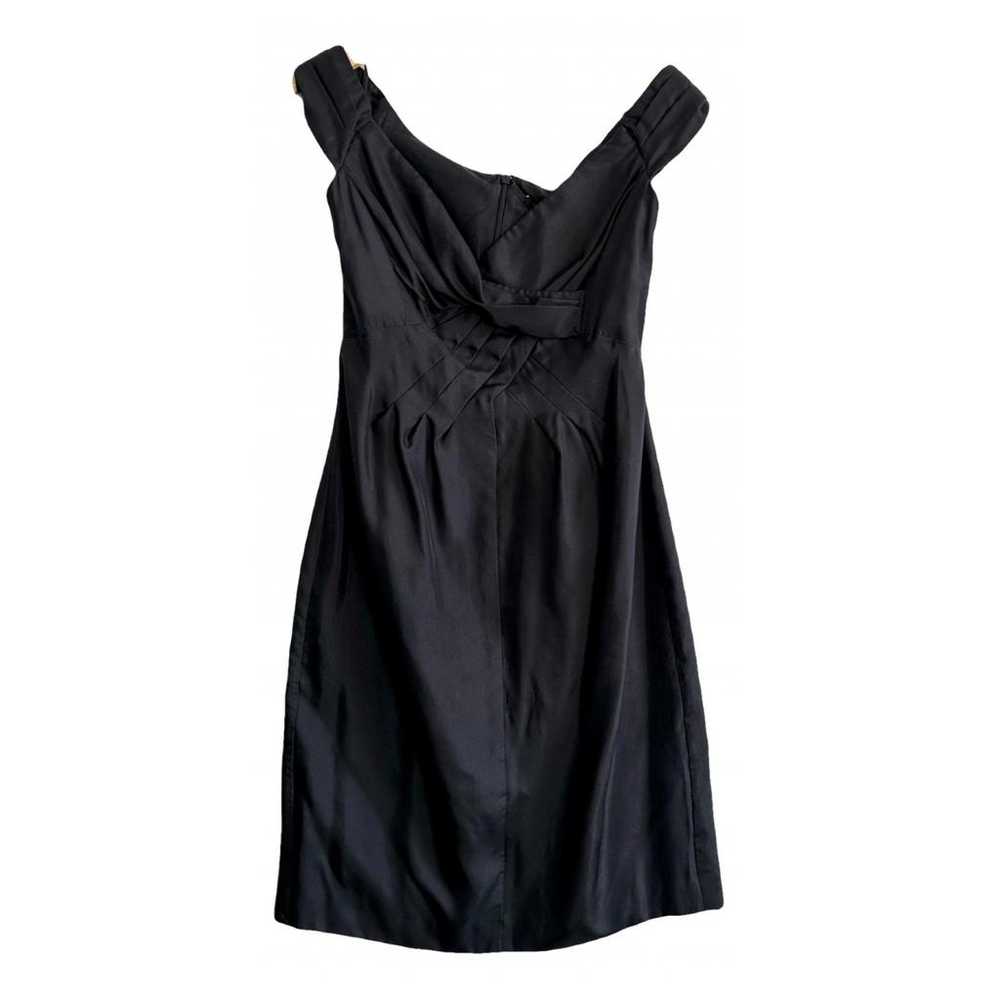 Black Halo Silk mini dress - image 1