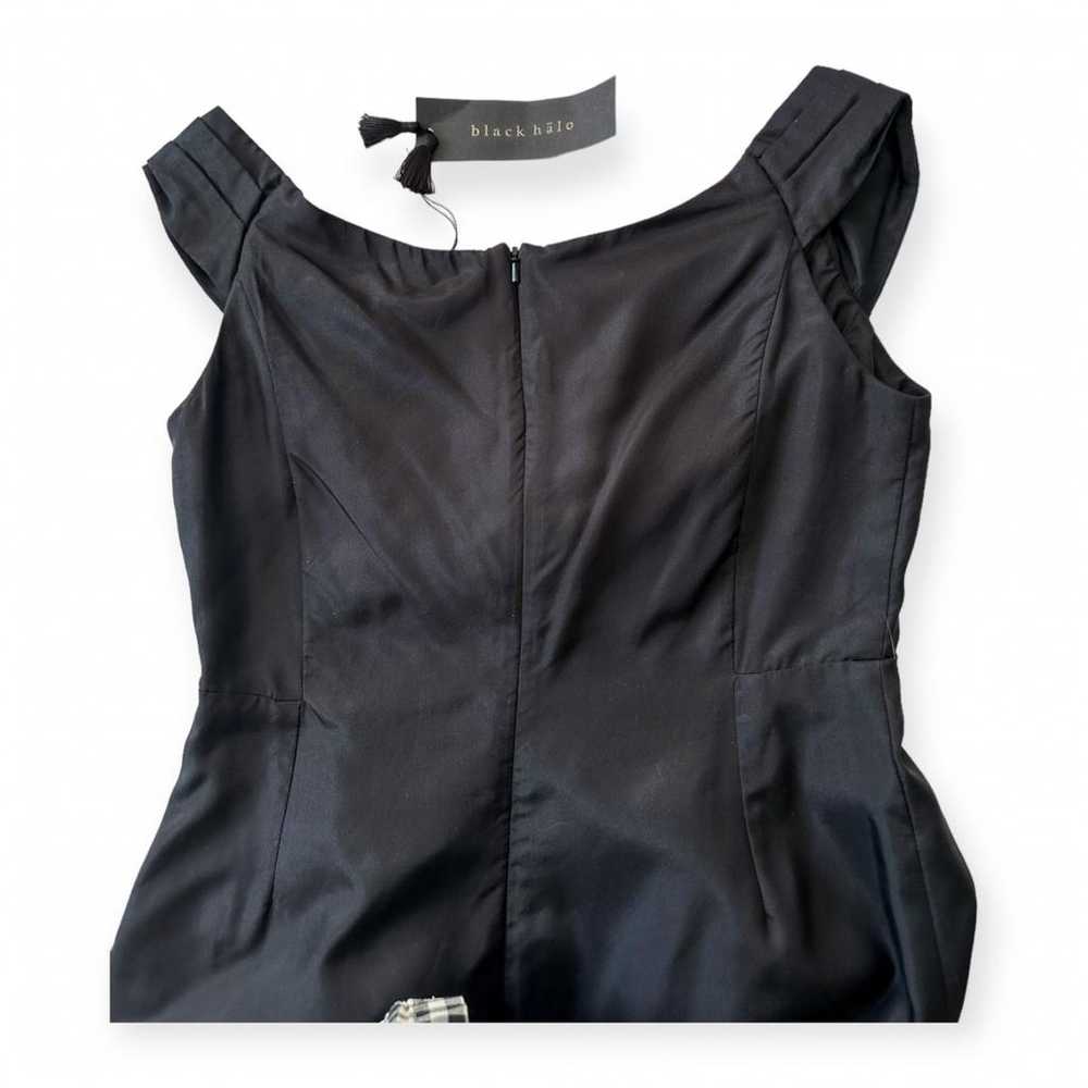 Black Halo Silk mini dress - image 2