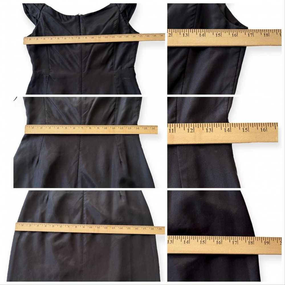 Black Halo Silk mini dress - image 3