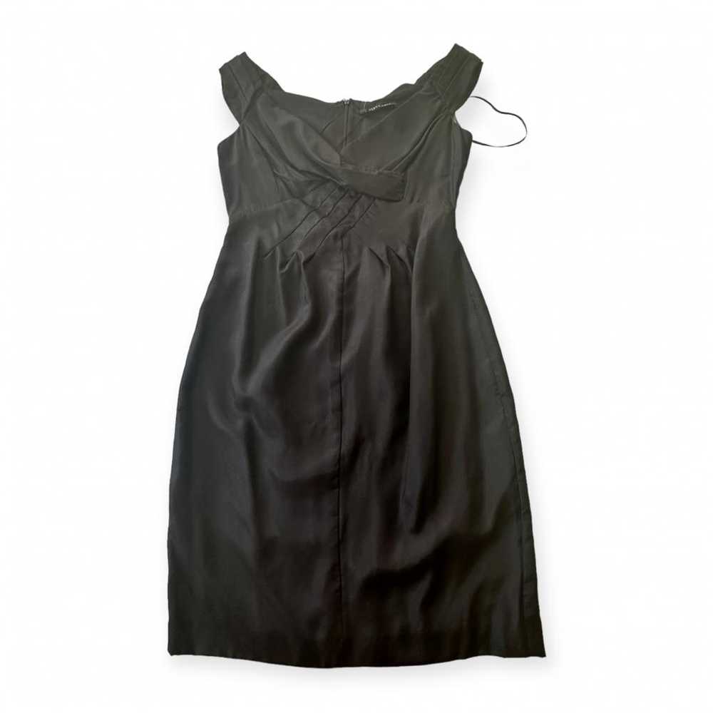 Black Halo Silk mini dress - image 5