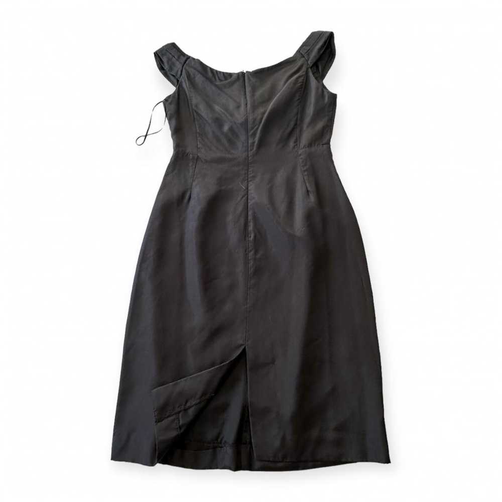 Black Halo Silk mini dress - image 6