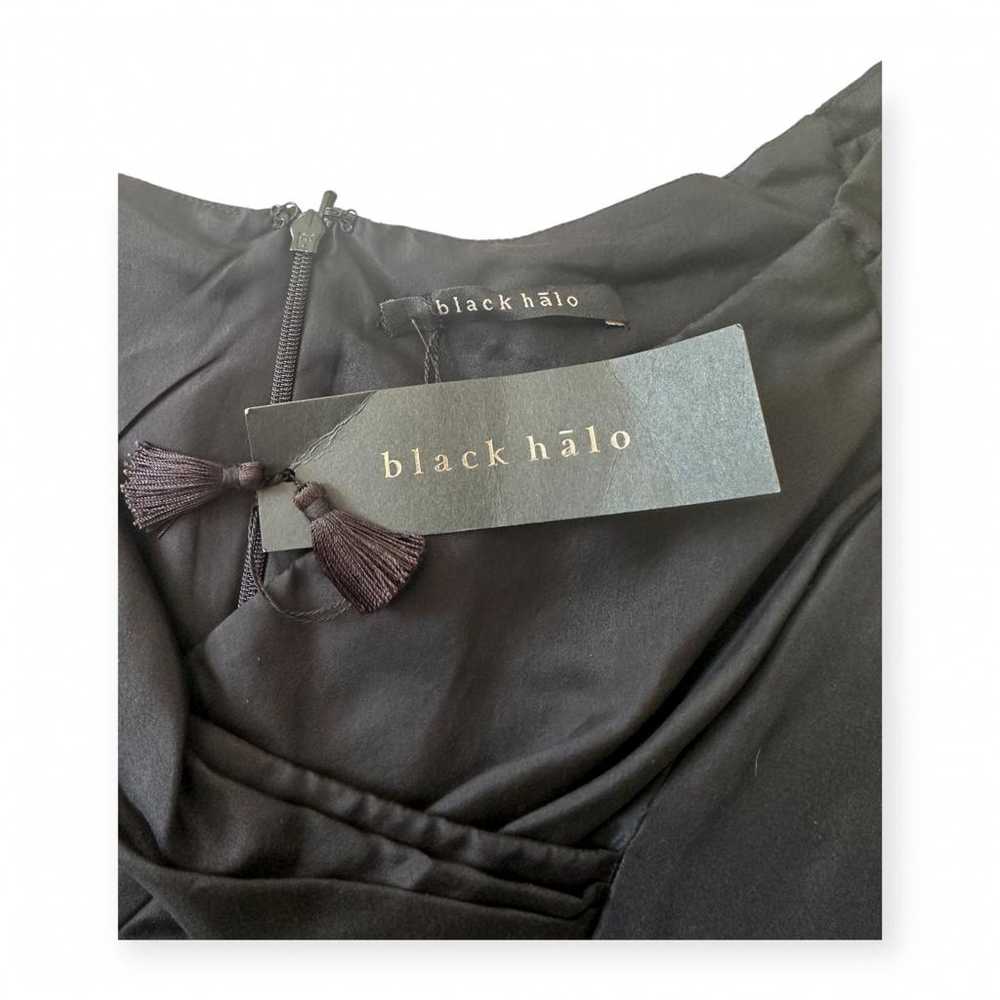 Black Halo Silk mini dress - image 9